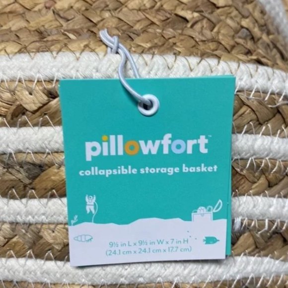 Pillowfort Accents New 2 Pillowfort Small Water Hyacinth White